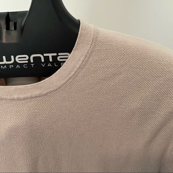 J. Crew Cashmere Blend Tan Crewneck Mens Sweater Size Large - Picture 3 of 8